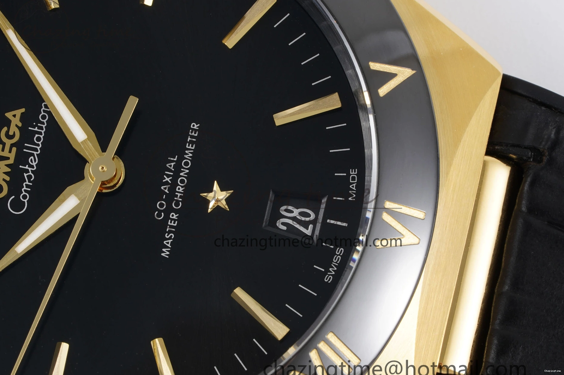 0425 UrbanStyle Constellation Black Ceramic YG VSF 1:1 Best Edition Black Dial on Black Gummy Strap A8900 Super Clone 7764